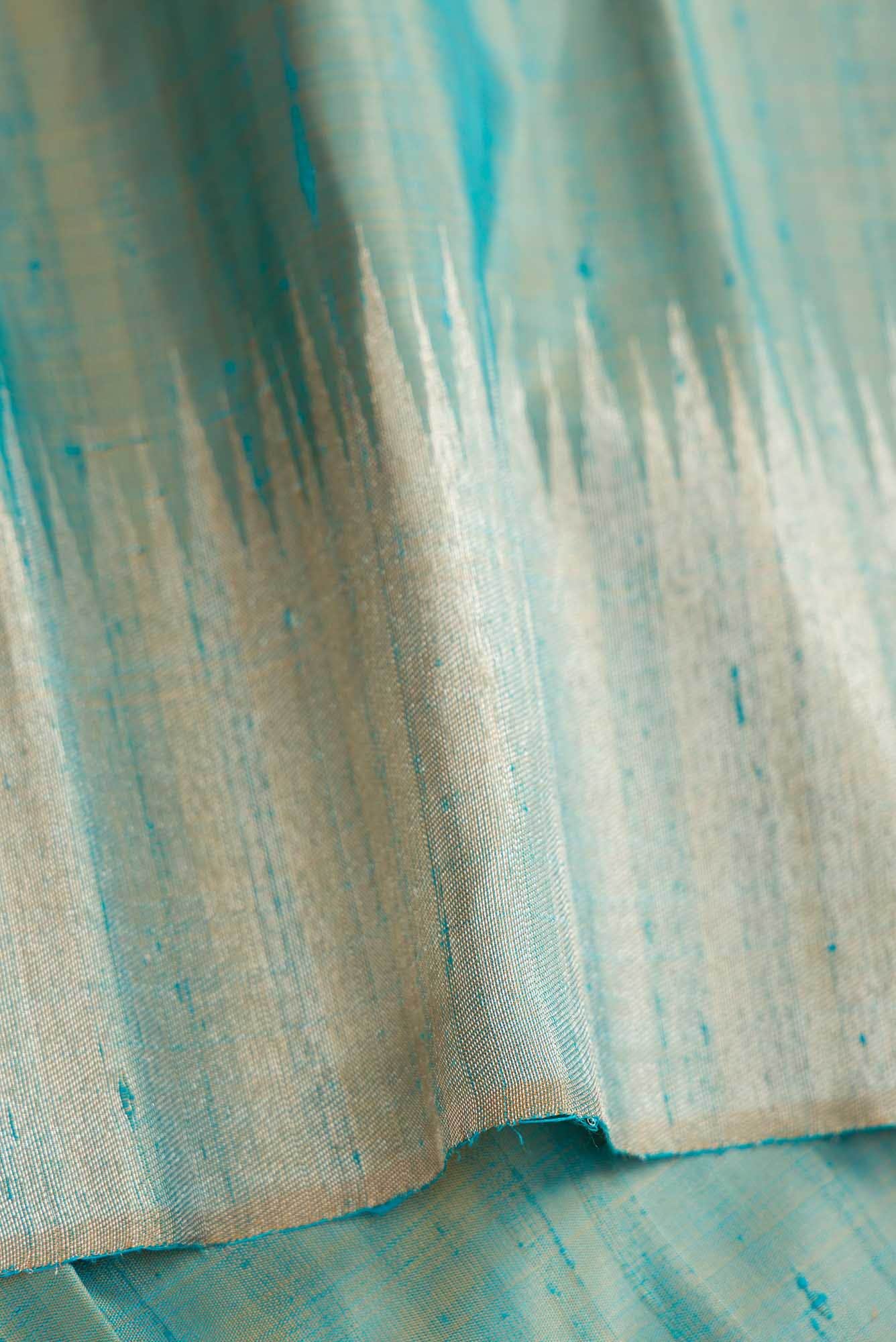 Maya Blue Dual Tone Kanchipuram Silk Saree