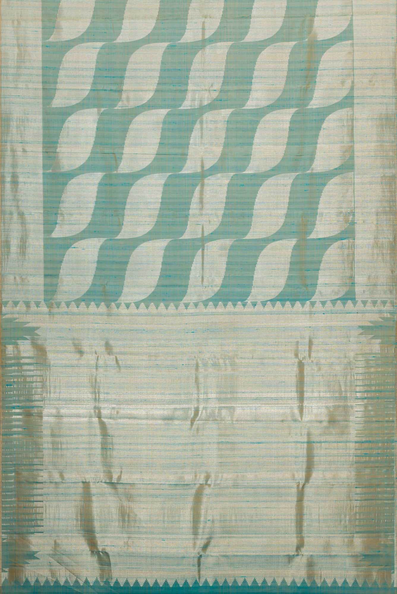 Maya Blue Dual Tone Kanchipuram Silk Saree