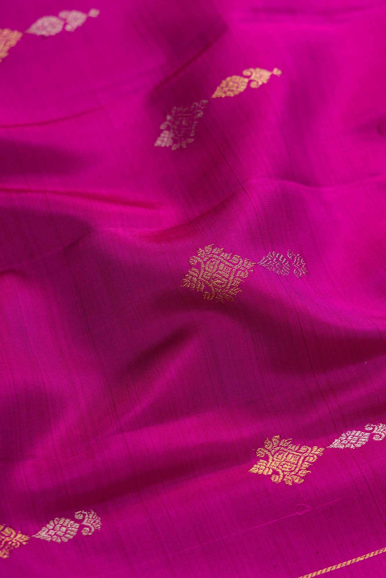 Purple Dual Tone Kanchipuram Silk Saree