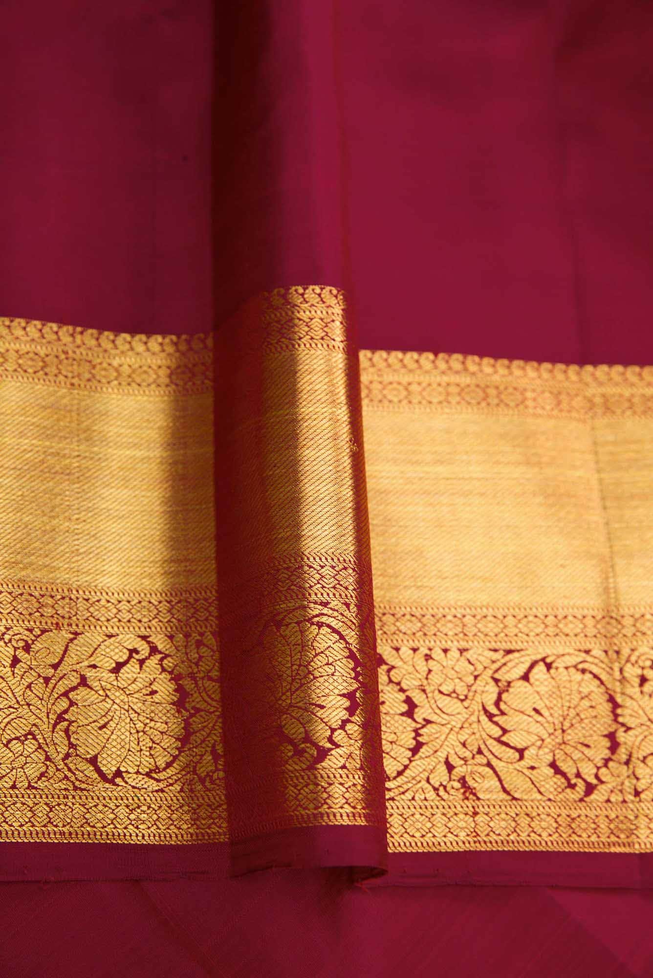 Bottle Green Dual Tone Kanchipuram Silk Saree