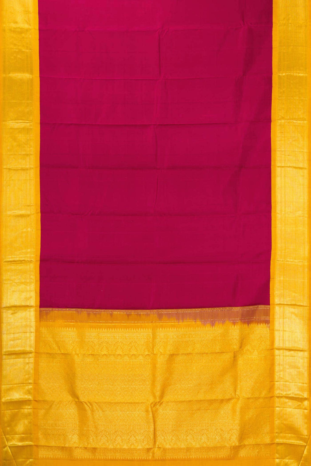 Maroon Dual Tone Kanchipuram Silk Saree