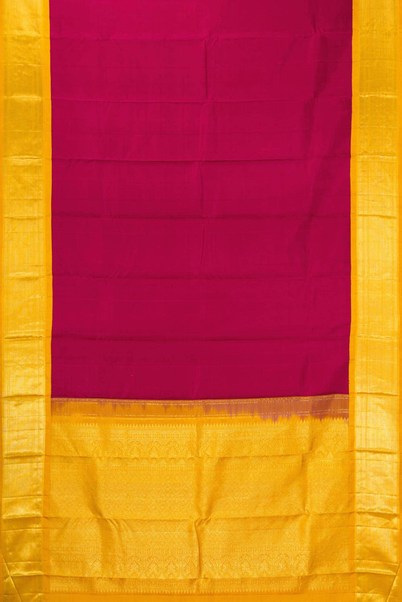 Maroon Dual Tone Kanchipuram Silk Saree
