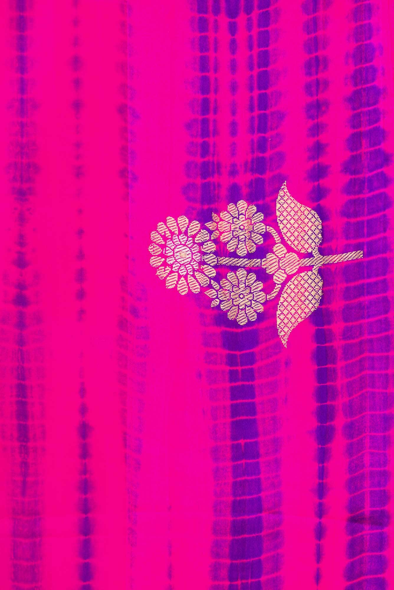 Pink Dual Tone Kanchipuram Silk Saree