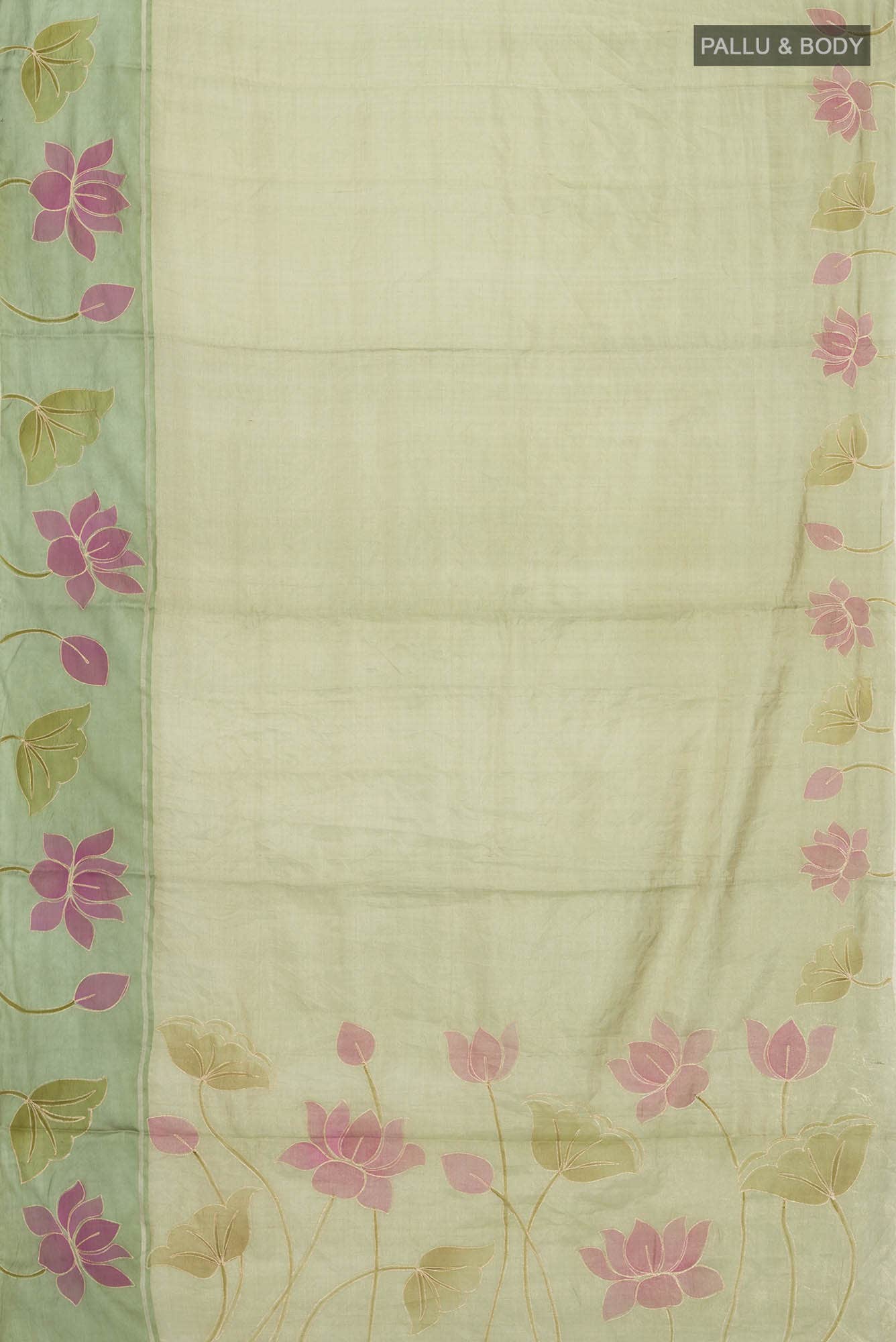 Sage Green Tissue Silk Saree