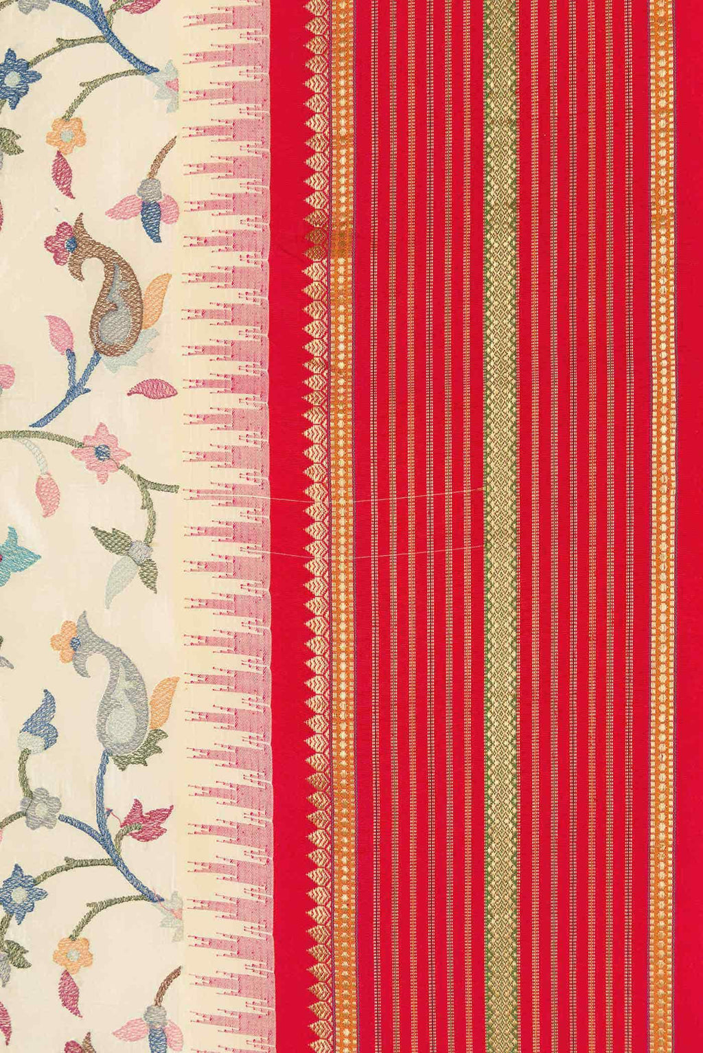 Sandal Kanchipuram Silk Saree