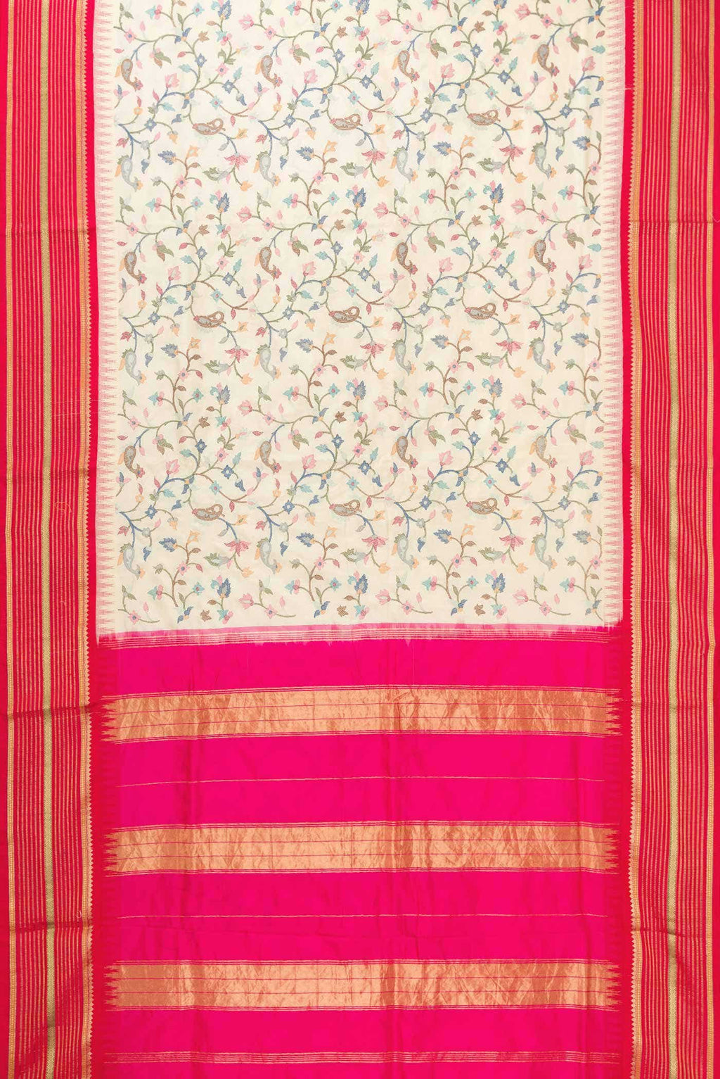 Sandal Kanchipuram Silk Saree