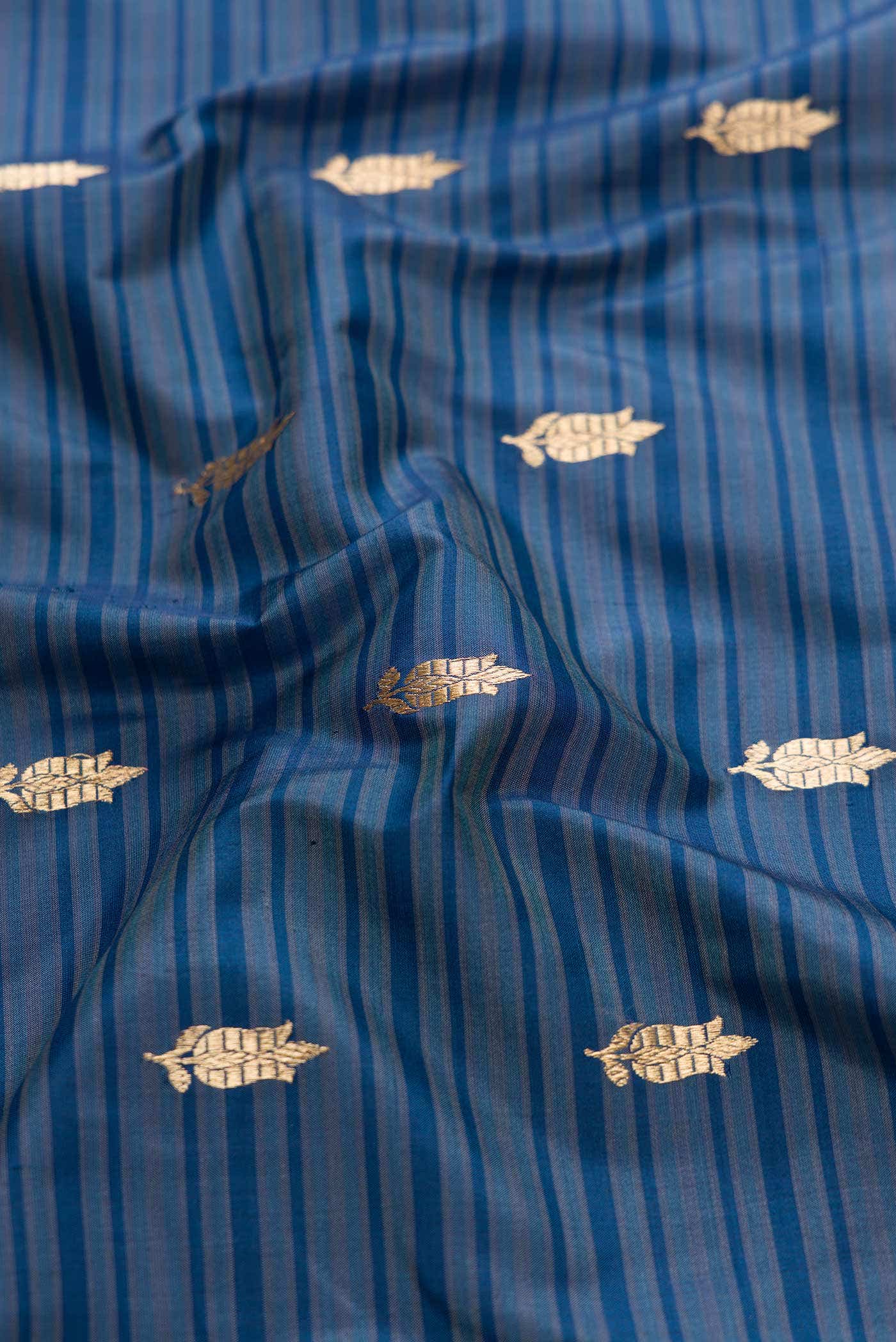 Blue Kanchipuram Silk Saree