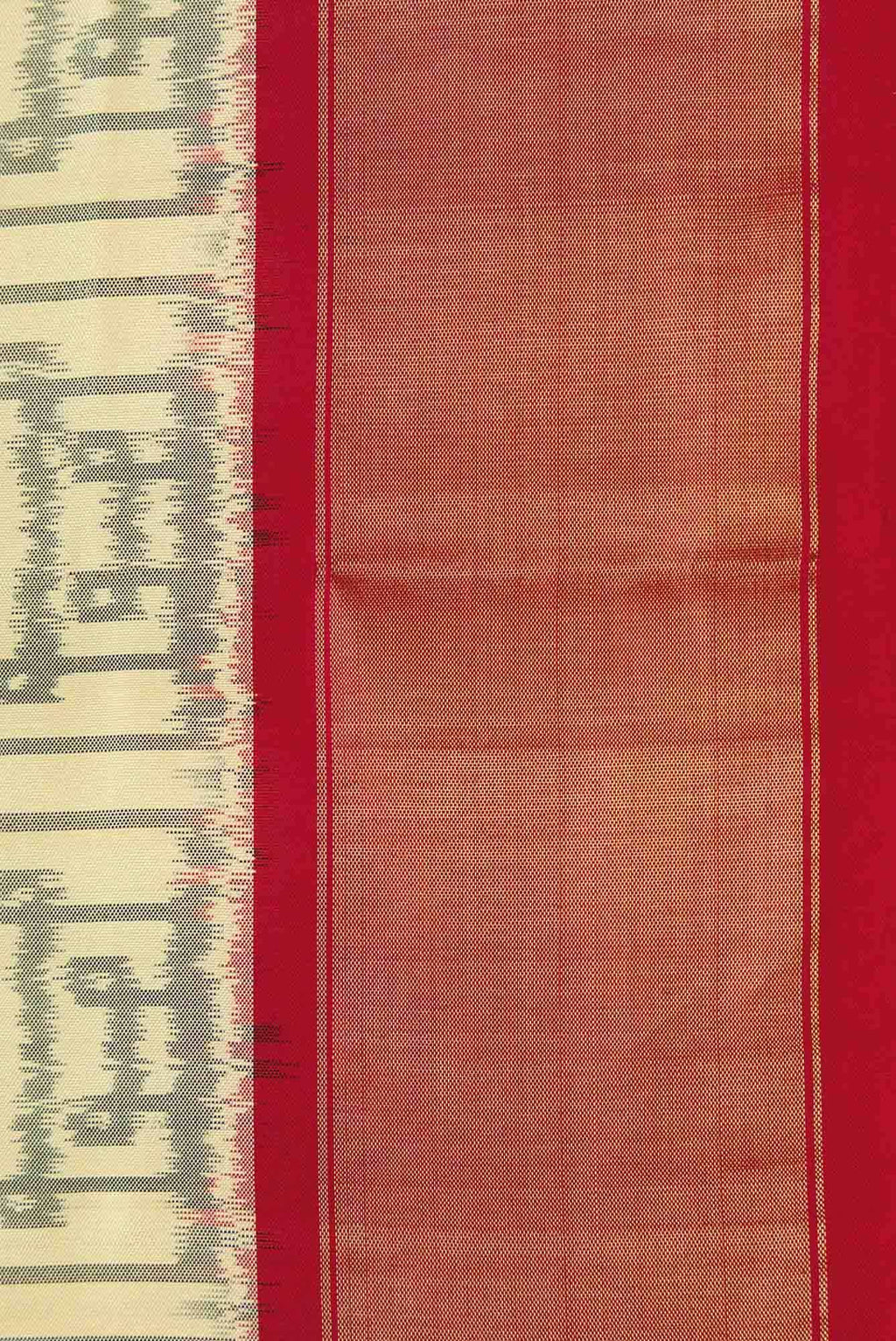 Sandal Dual Tone Double Ikat Saree