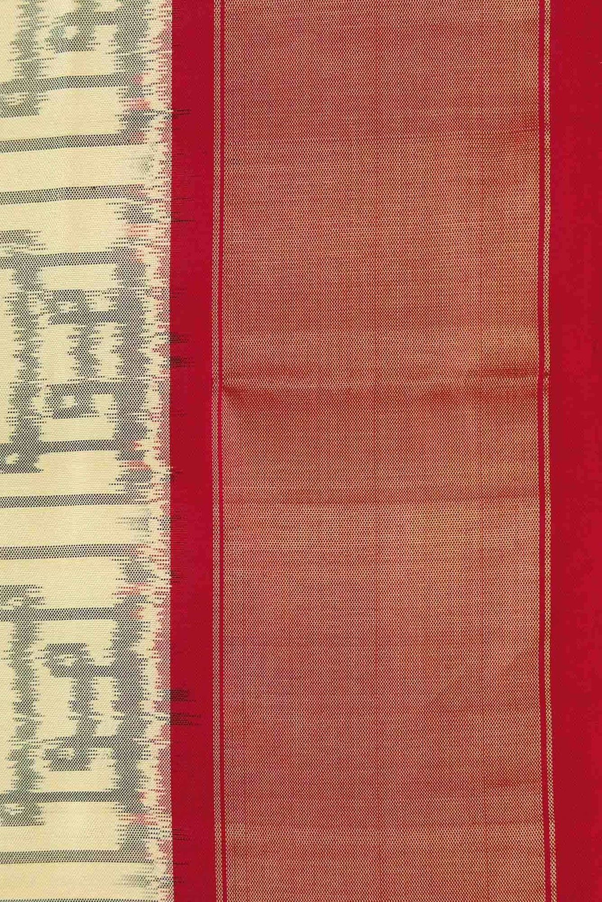 Sandal Dual Tone Double Ikat Saree