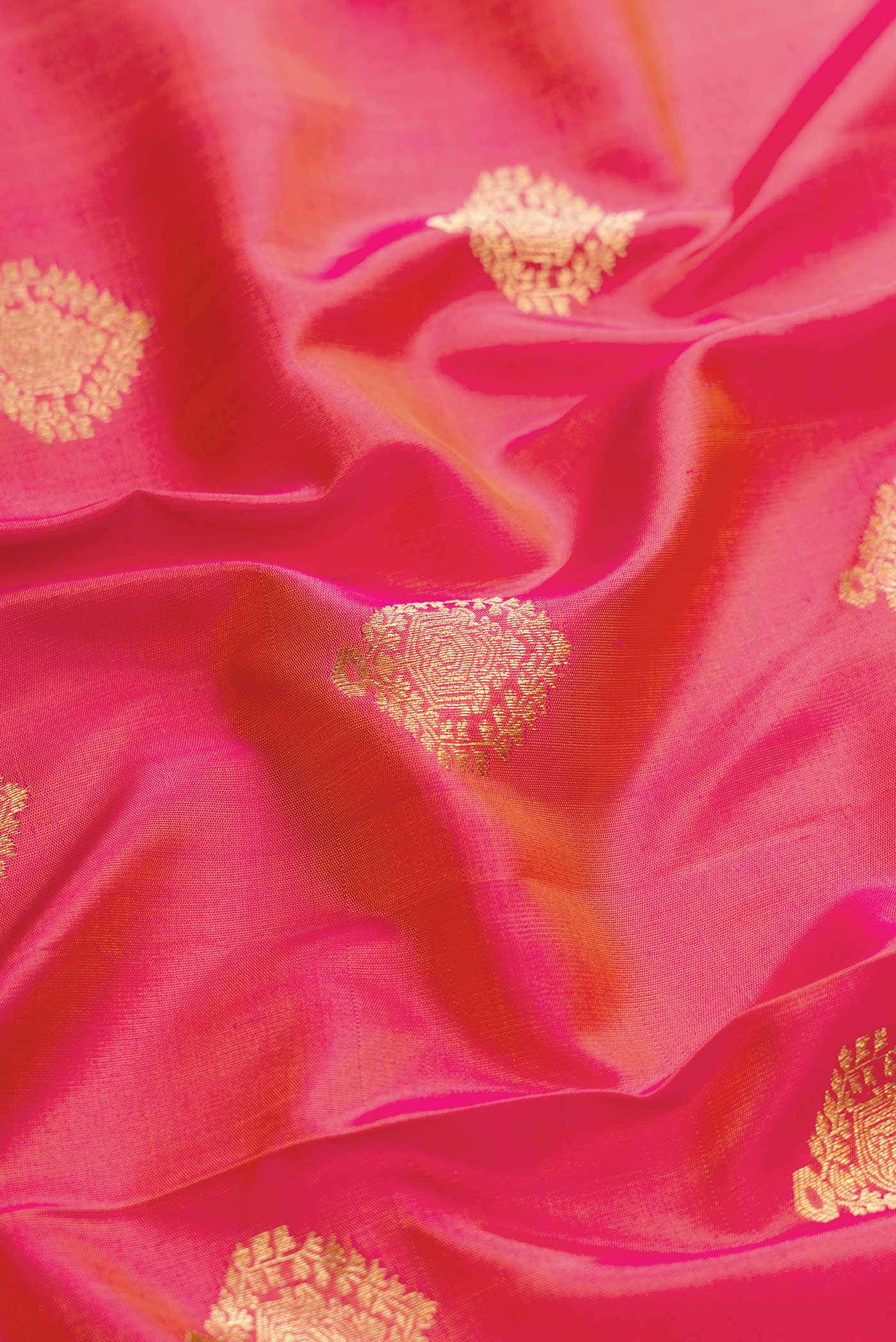 Orange Kanchipuram Silk Saree
