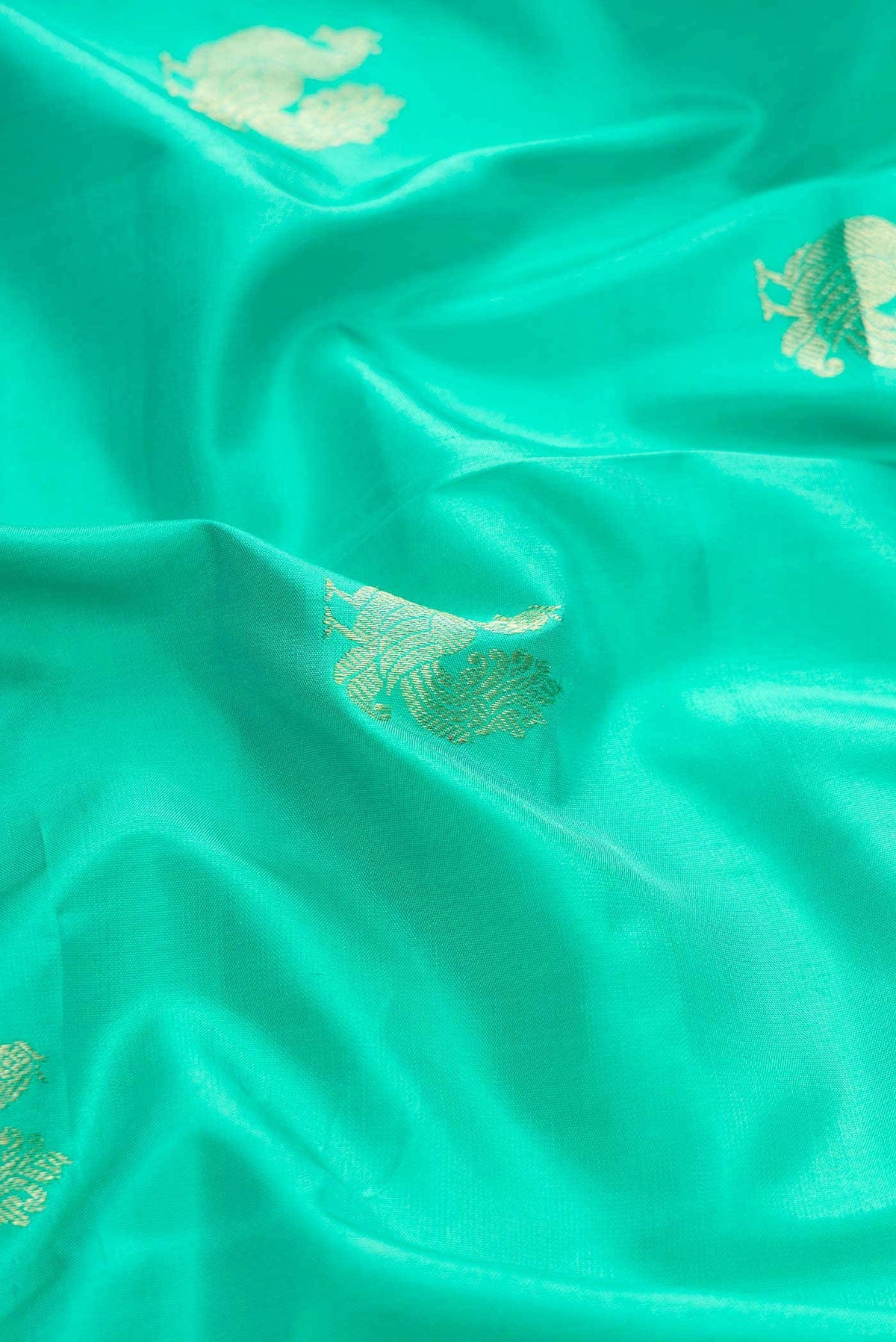 Sea Green Kanjivaram Silk Saree