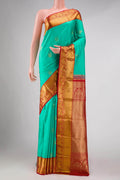 Sea Green Kanjivaram Silk Saree