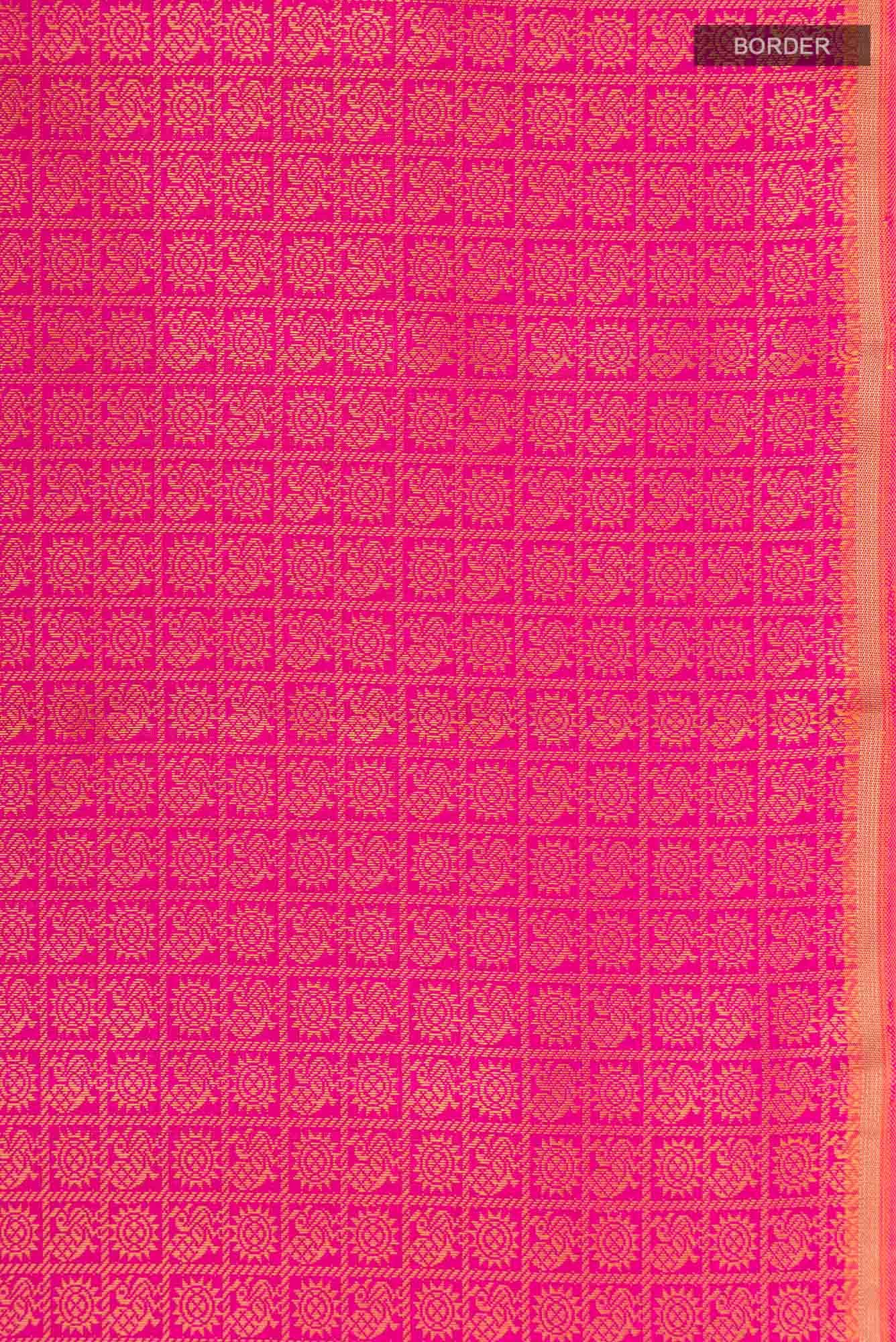 Pink Kanchipuram Silk Saree