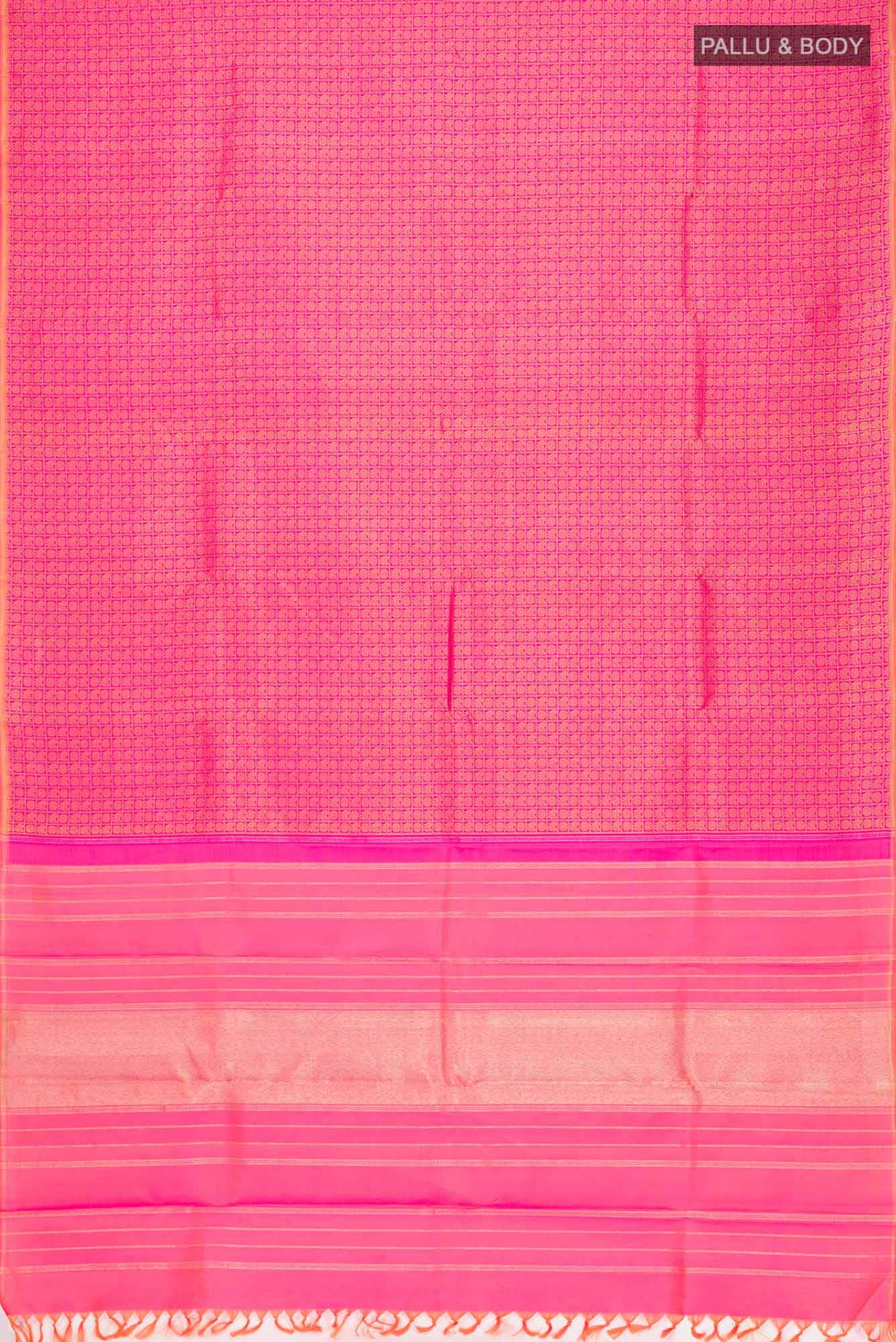 Pink Kanchipuram Silk Saree