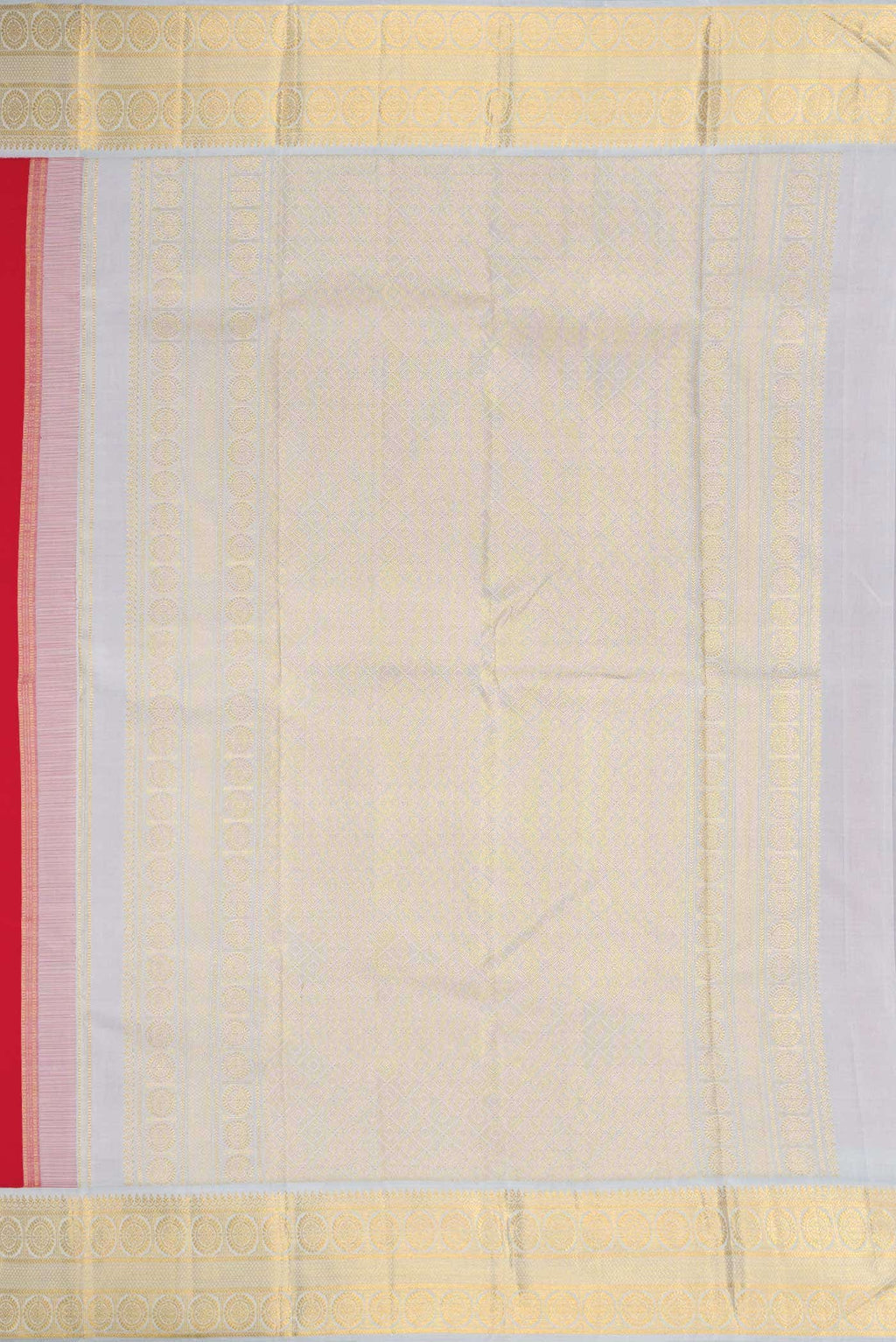 Pure Silk Pure Zari Red Kanchipuram Saree