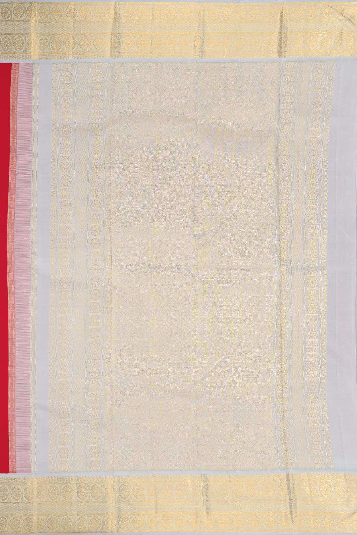 Pure Silk Pure Zari Red Kanchipuram Saree
