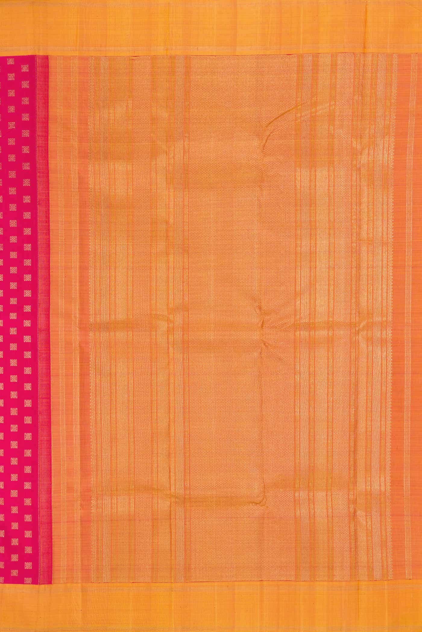 Pure Silk Pure Zari Pink Dual Tone Kanchipuram Saree
