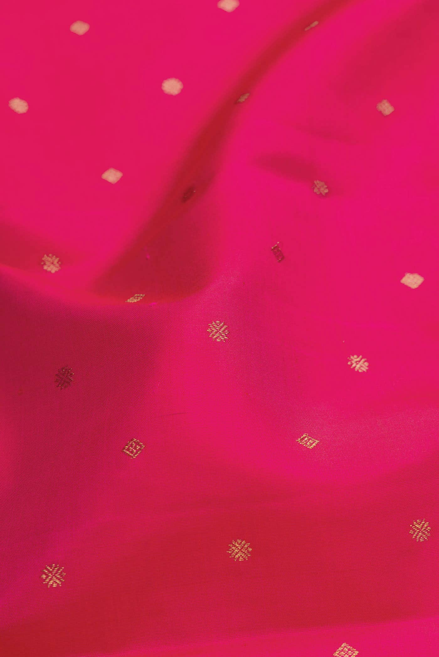 Pure Silk Pure Zari Pink Dual Tone Kanchipuram Saree