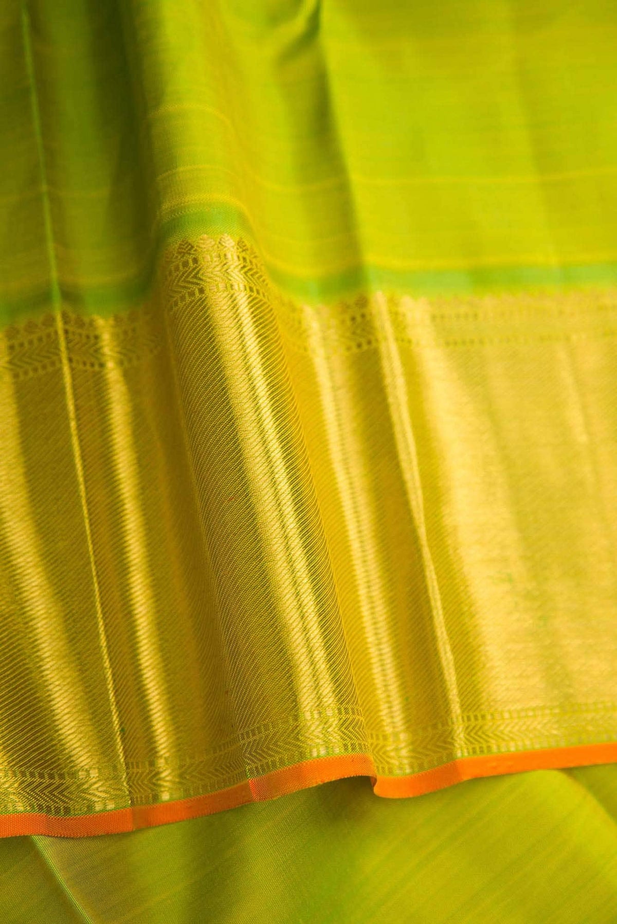Pure Silk Pure Zari Pink Dual Tone Kanjivaram Saree