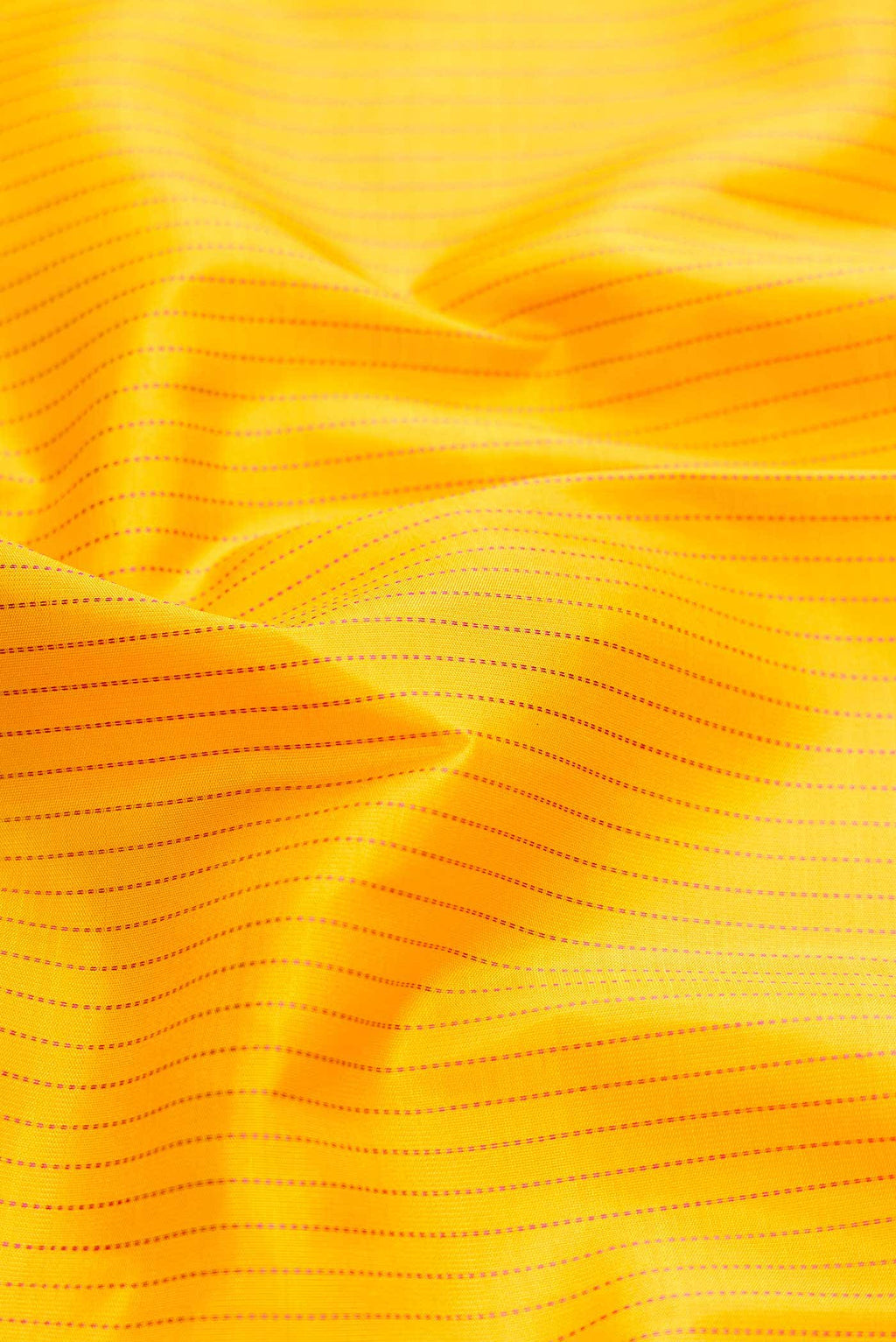 Pure Silk Pure Zari Yellow Kanchipuram Saree