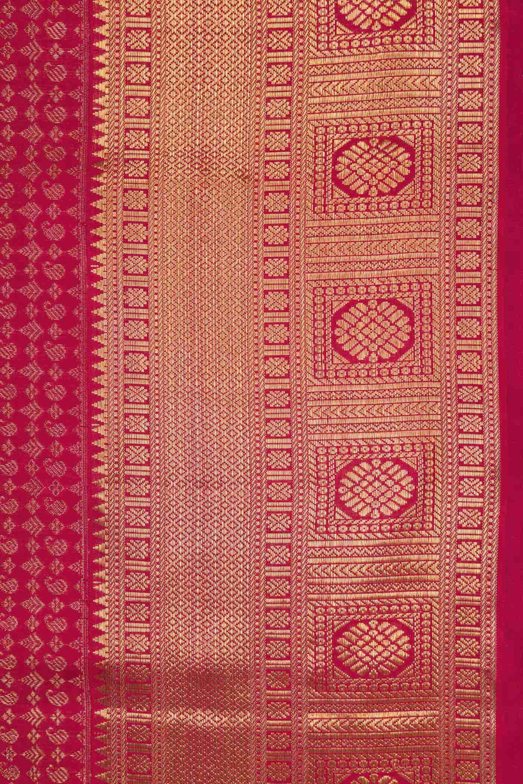 Pure Silk Pure Zari Maroon Kanchipuram Saree
