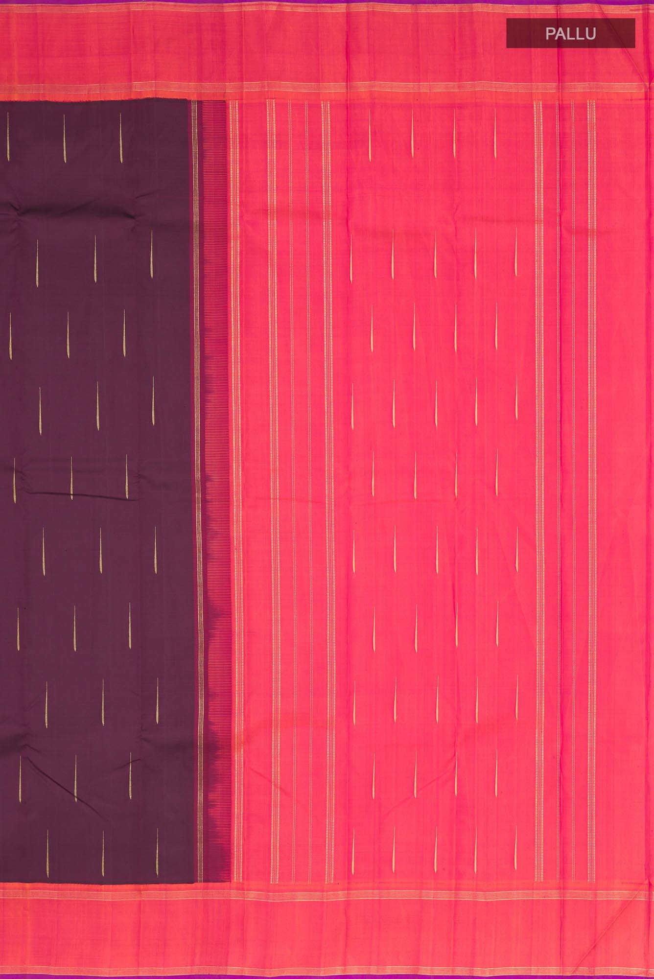 Magenta Kanchipuram Silk Saree