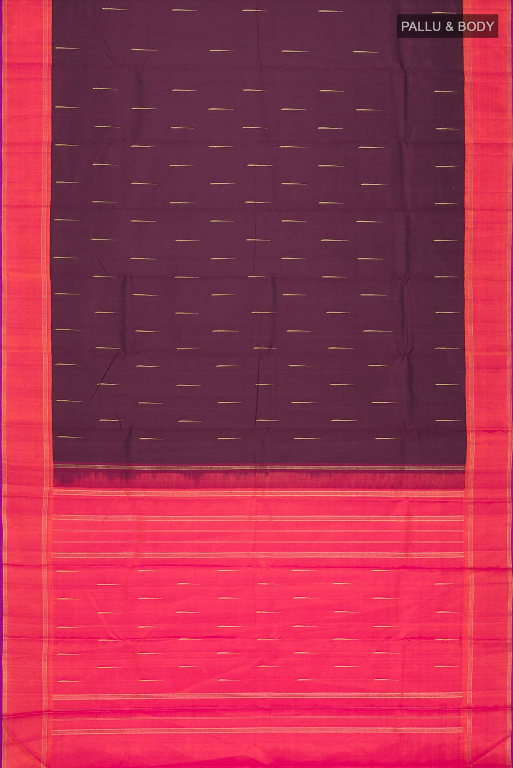 Magenta Kanchipuram Silk Saree
