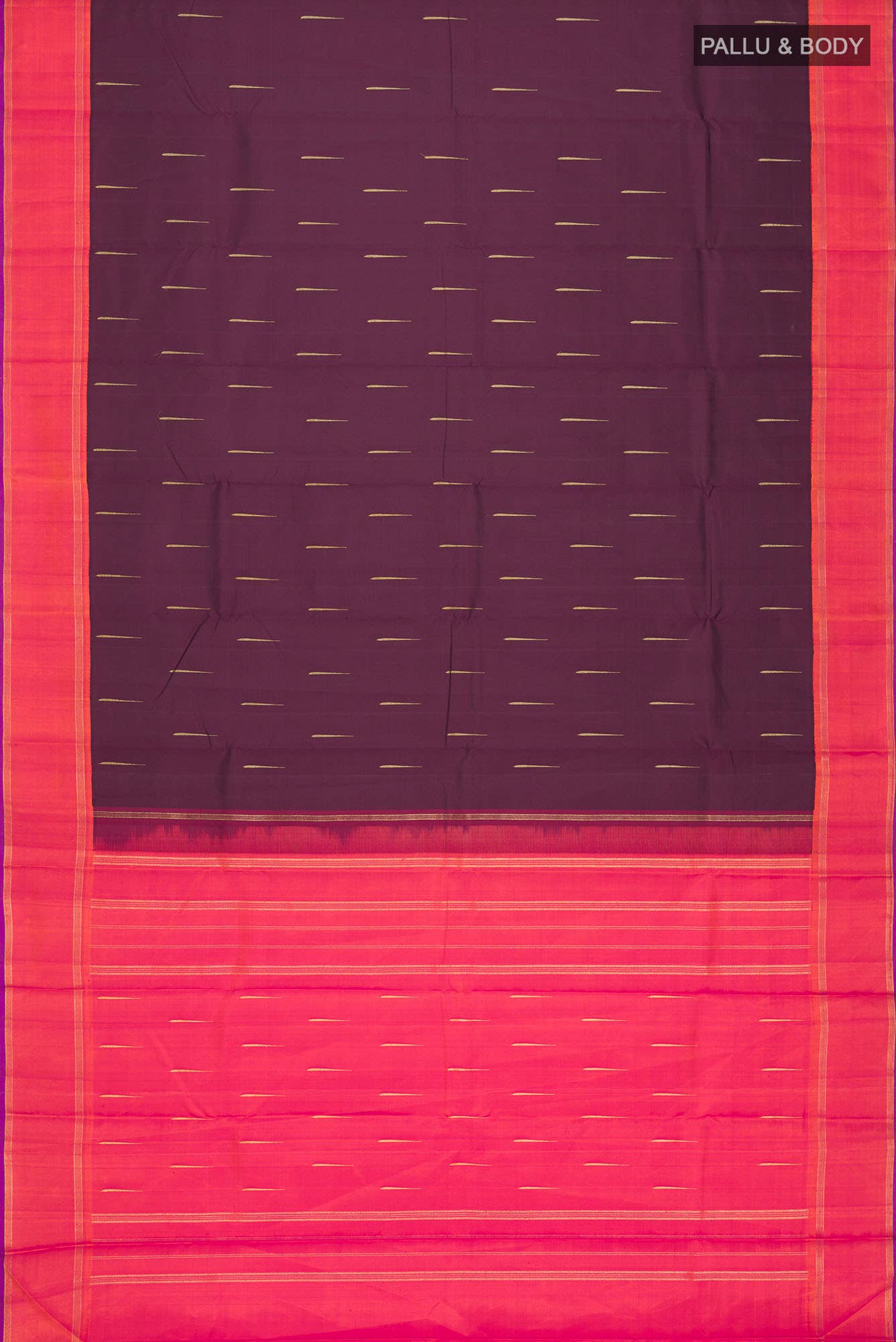 Magenta Kanchipuram Silk Saree