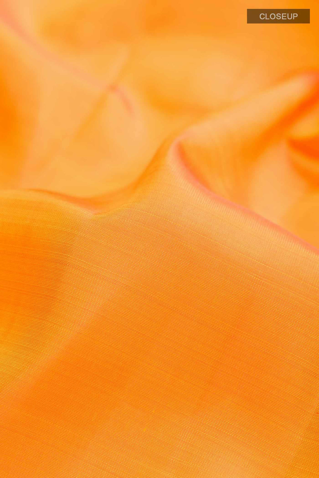 Orange Kanchipuram Silk Saree