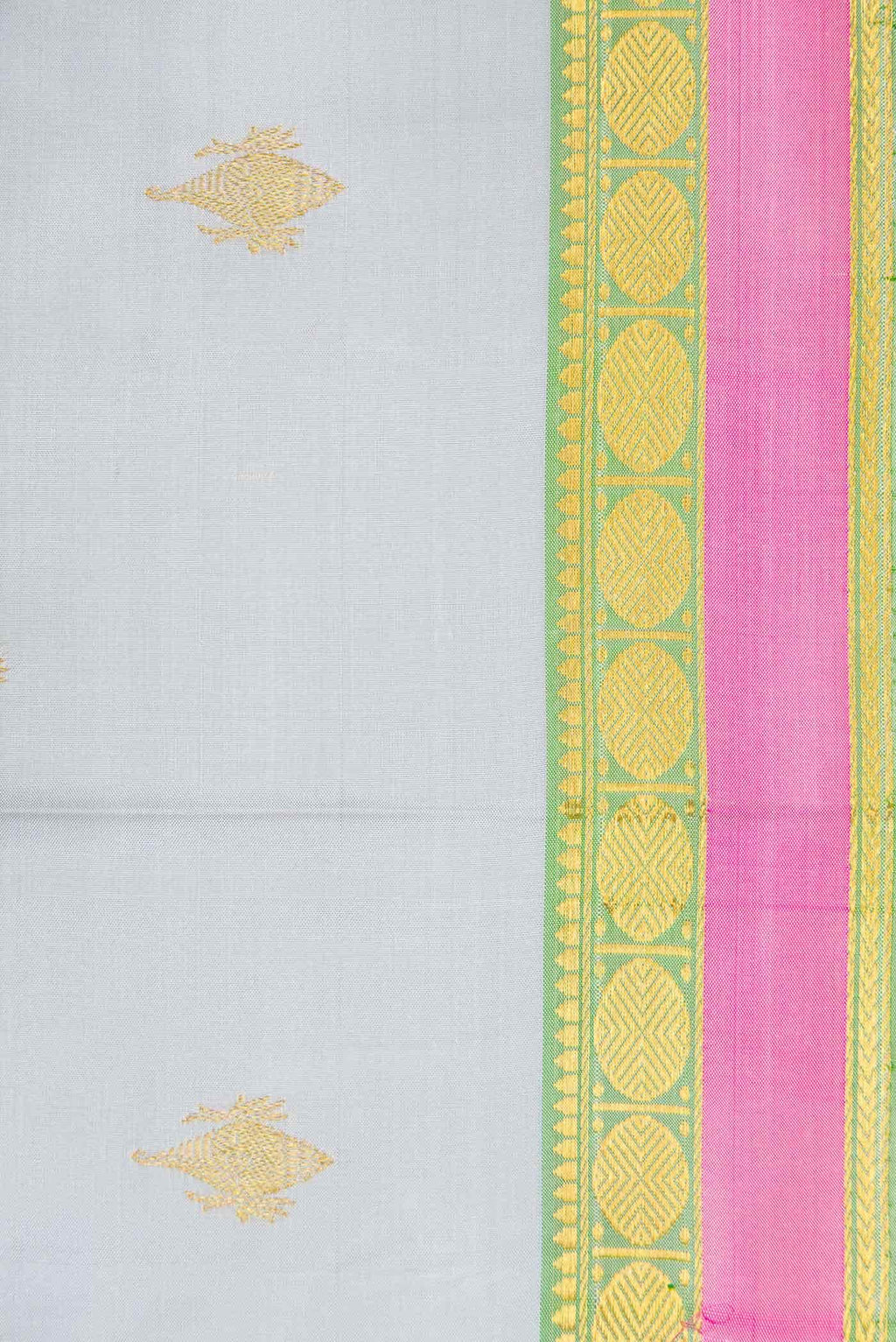 Light Blue Kanchipuram Silk Saree