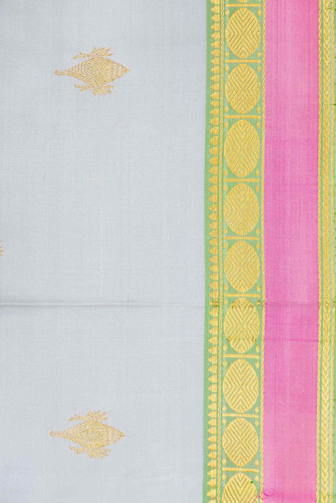 Light Blue Kanchipuram Silk Saree