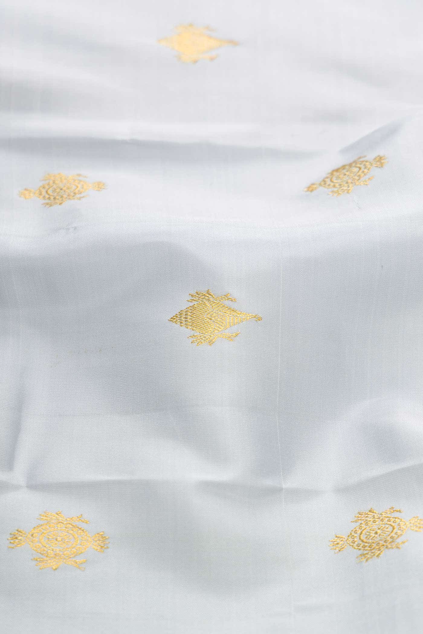 Light Blue Kanchipuram Silk Saree