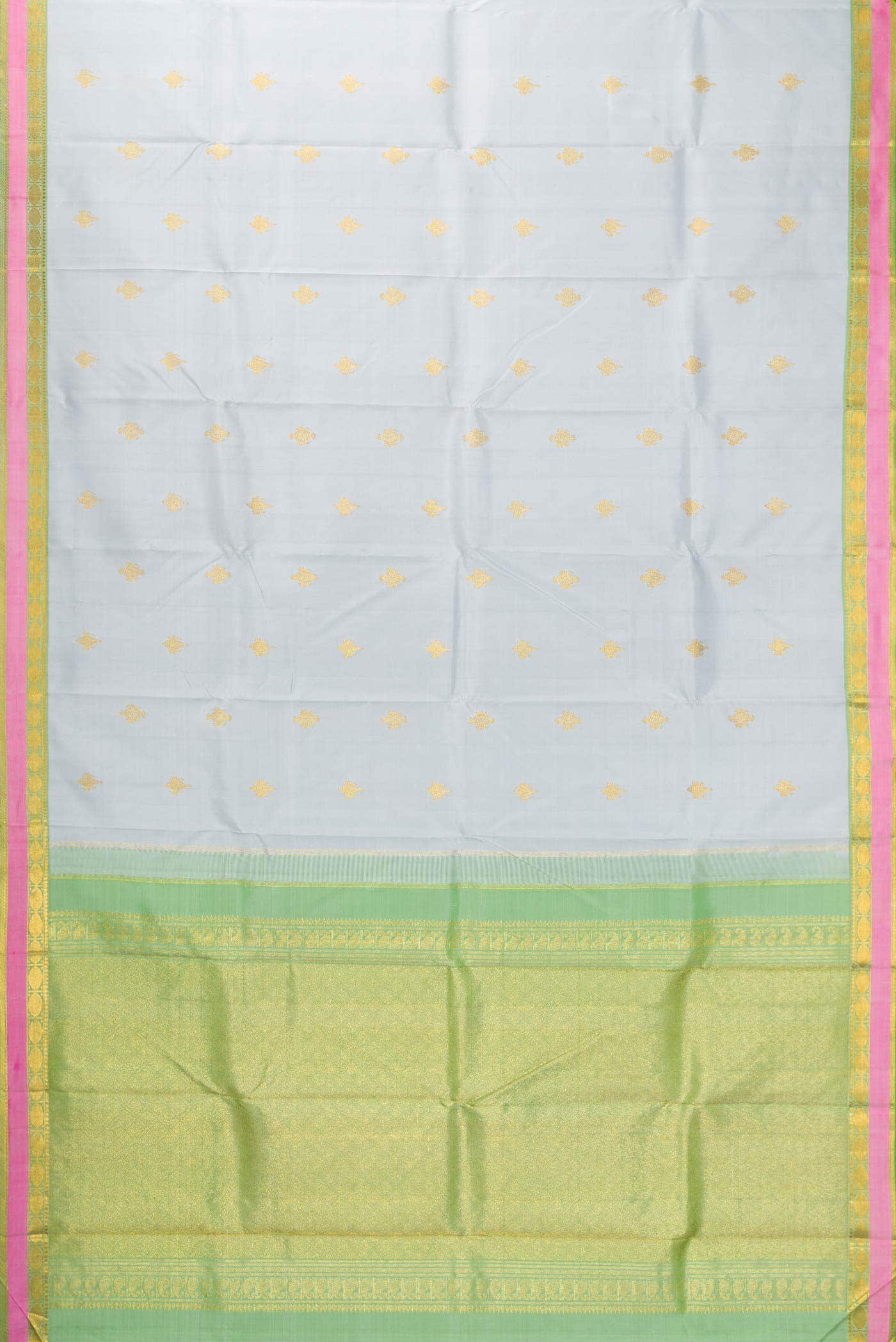 Light Blue Kanchipuram Silk Saree