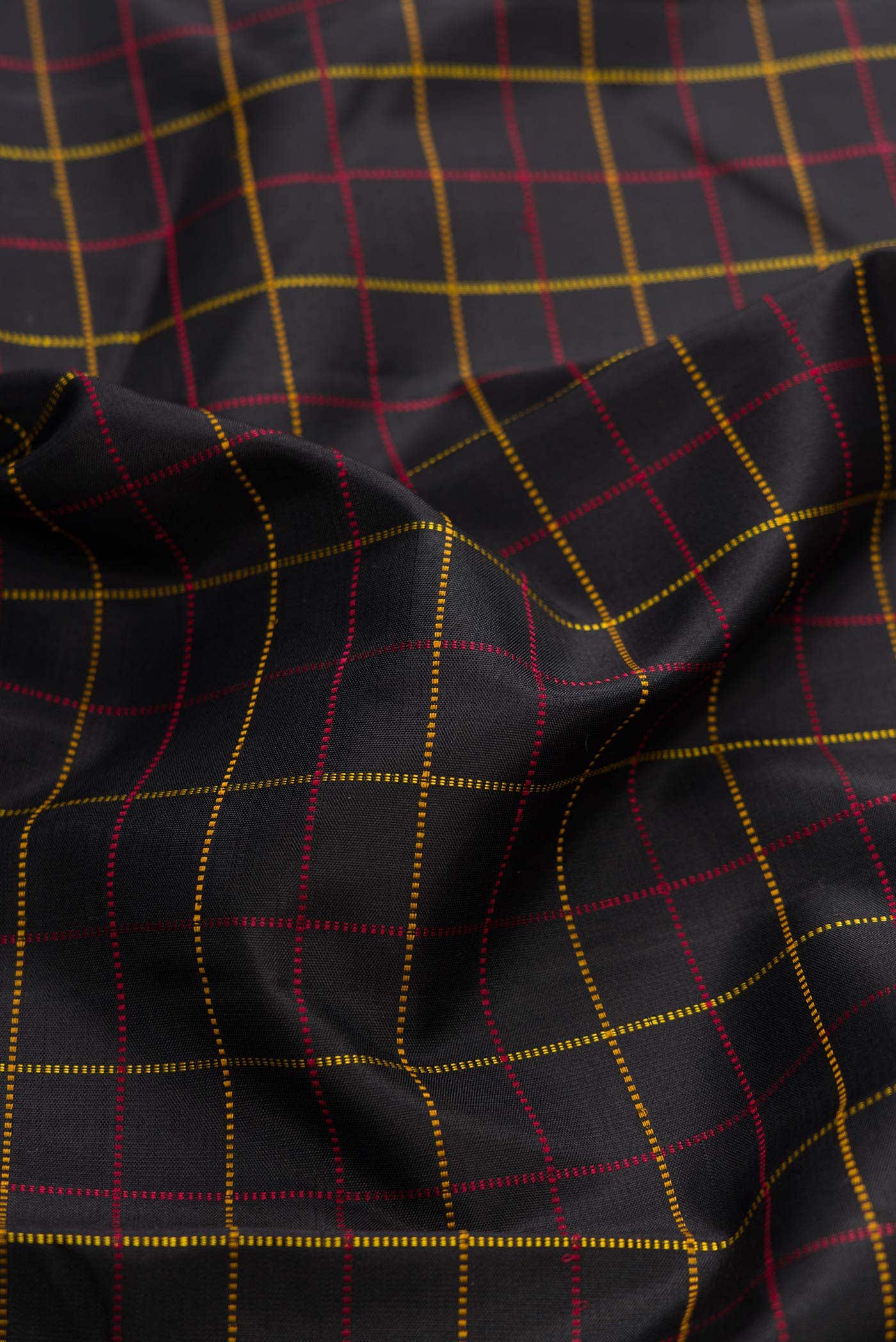 Black Kanchipuram Silk Saree