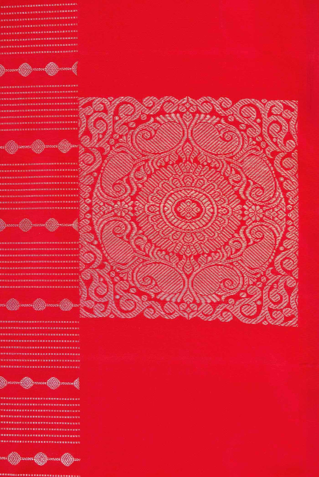 Red Dual Tone Kanchipuram Silk Saree