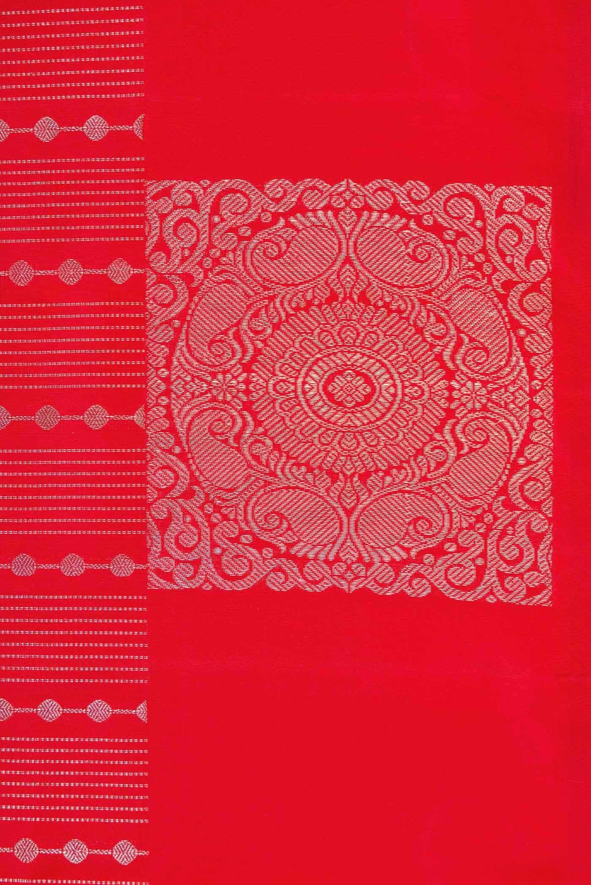 Red Dual Tone Kanjivaram Silk Saree