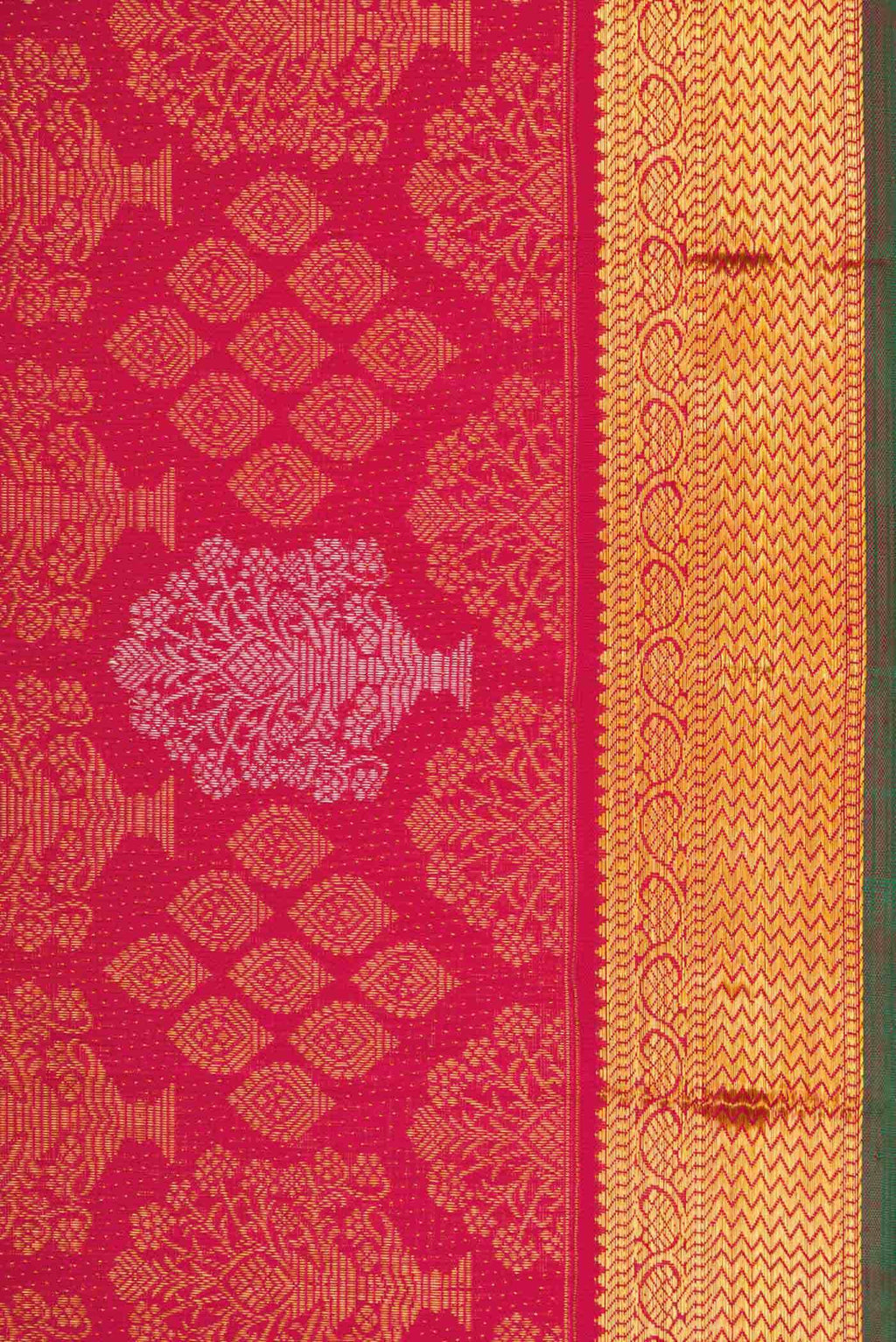 Imperial Red Kanchipuram Silk Saree