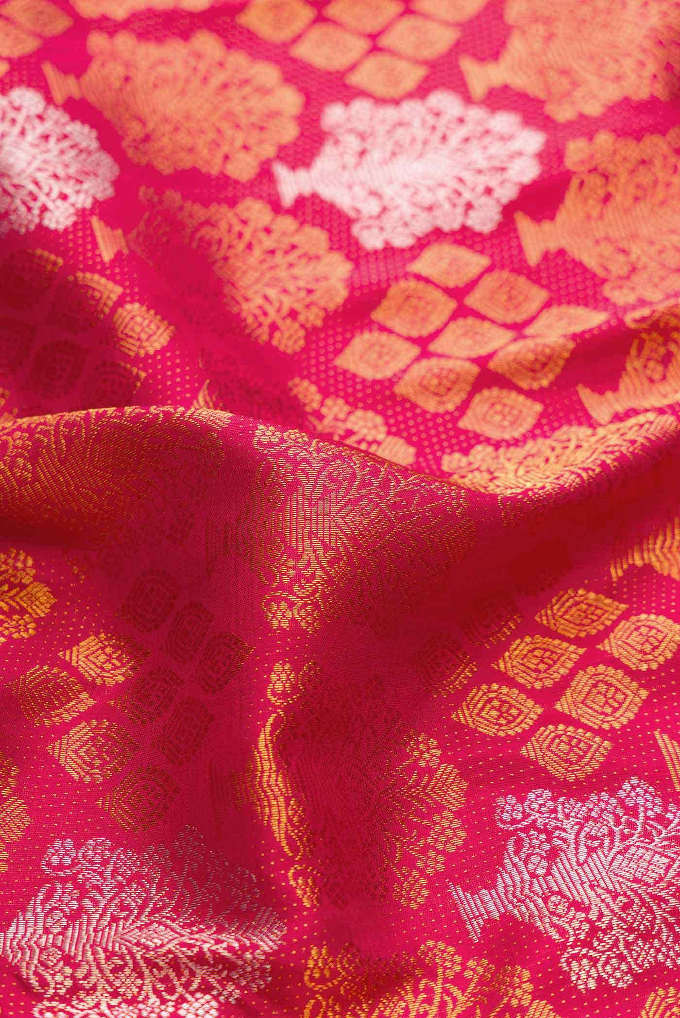 Imperial Red Kanchipuram Silk Saree