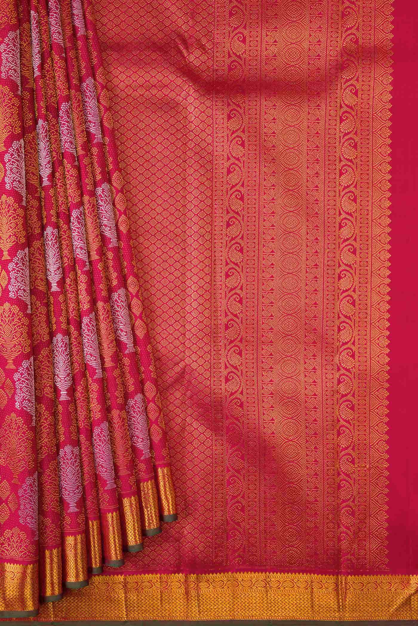 Imperial Red Kanchipuram Silk Saree