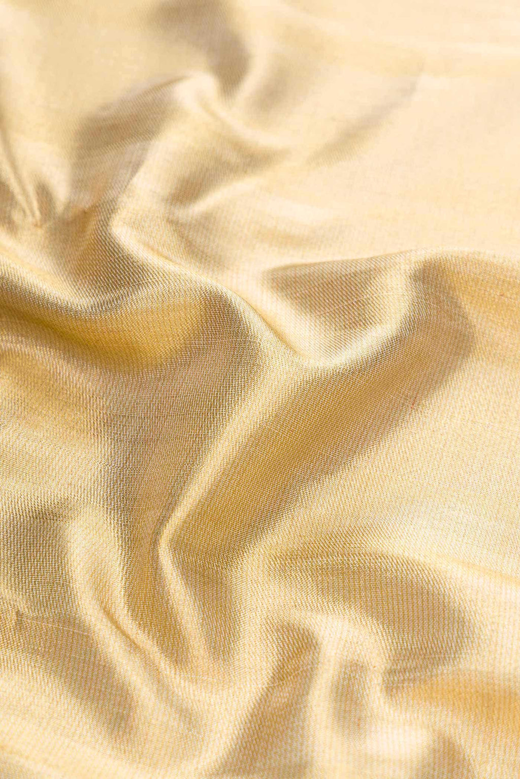 Gold Dual Tone Kanchipuram Tissue Silk Saree