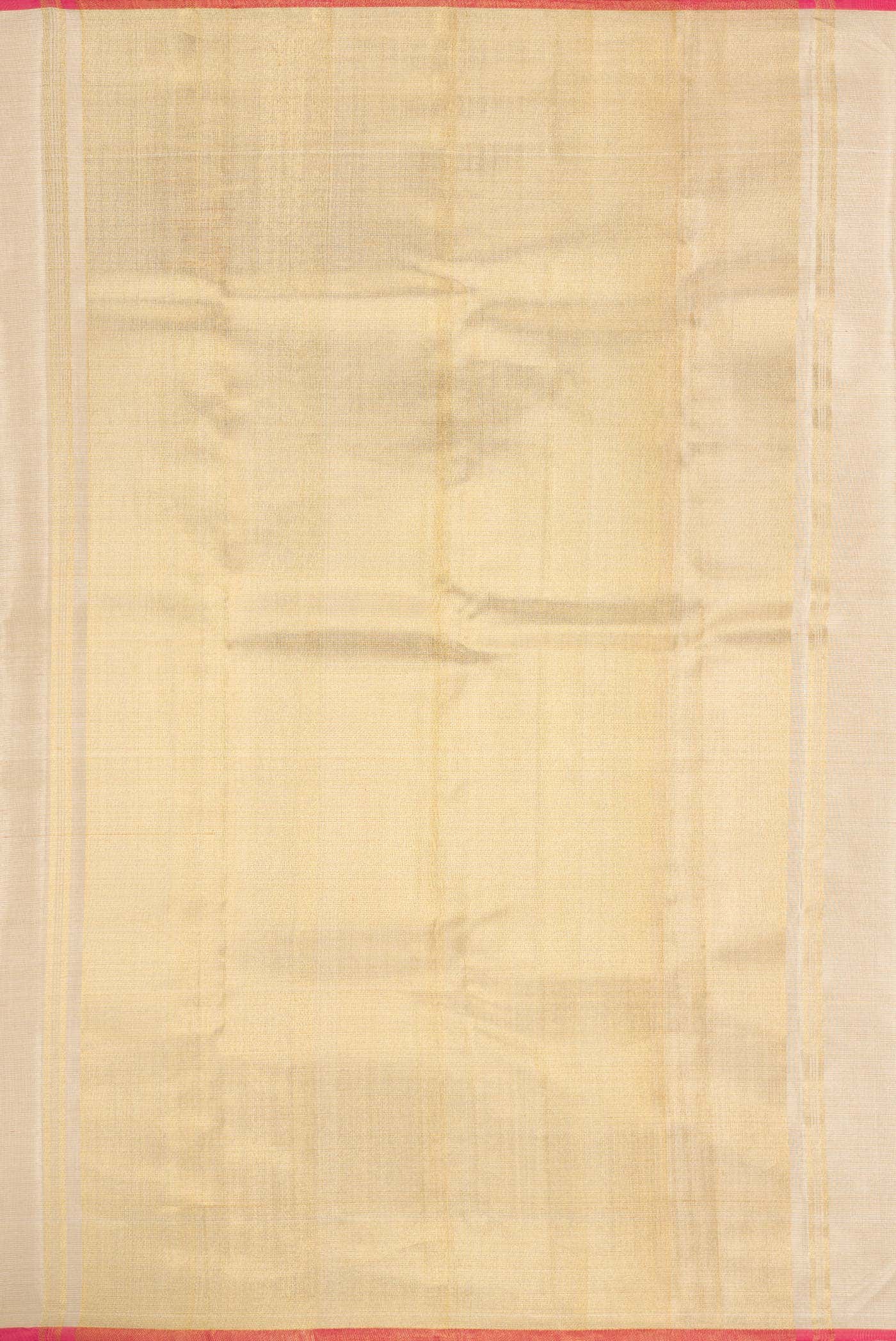 Gold Dual Tone Kanchipuram Tissue Silk Saree