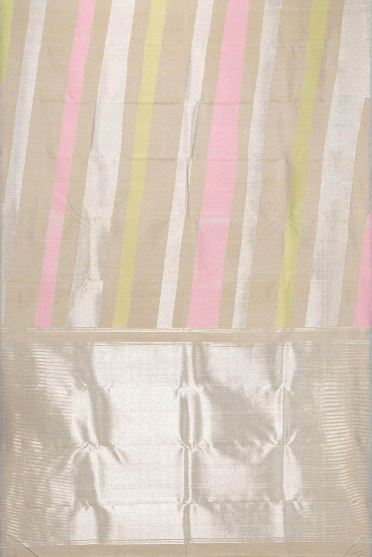 Pure Silk Pure Zari Multi Kanjivaram Saree