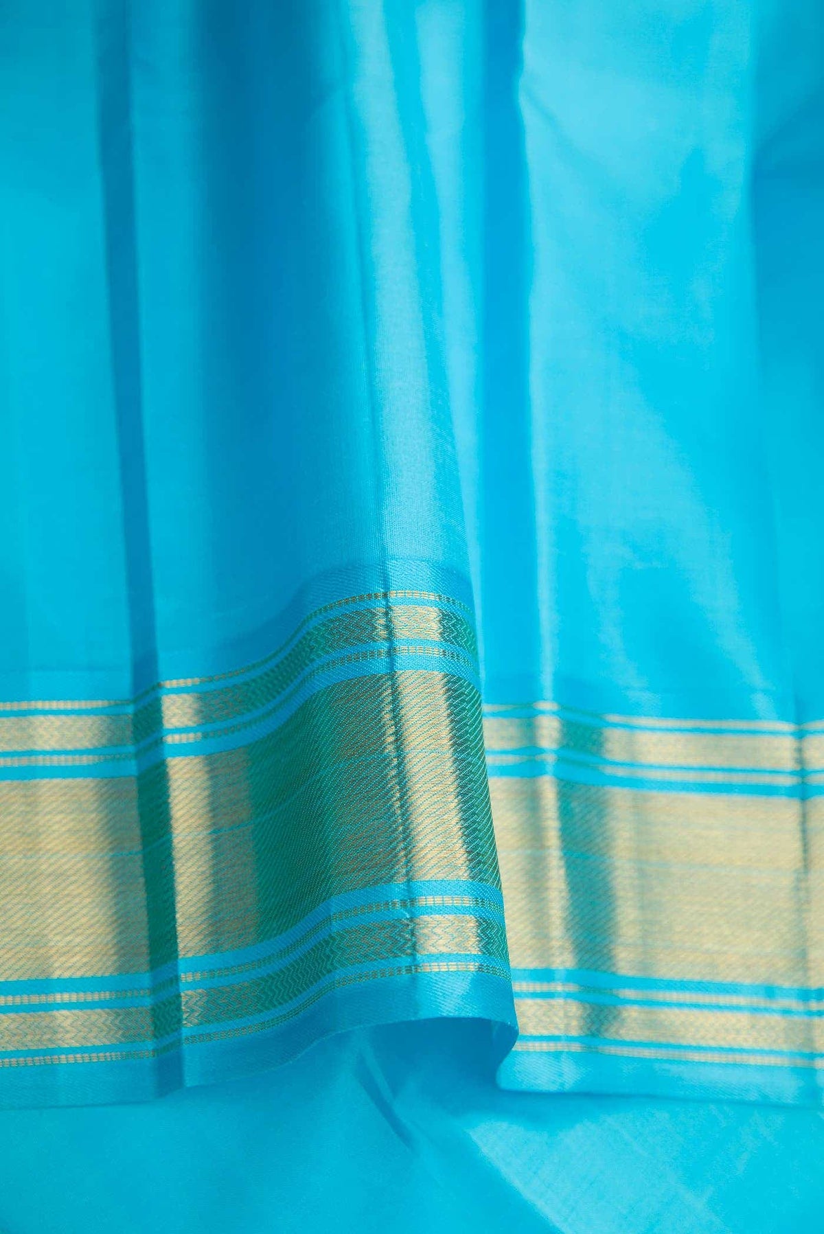 Pure Silk Pure Zari Lemon Yellow Dual Tone Kanjivaram Saree