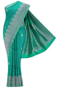 Sea Green Dual Tone Kanjivaram Silk Saree