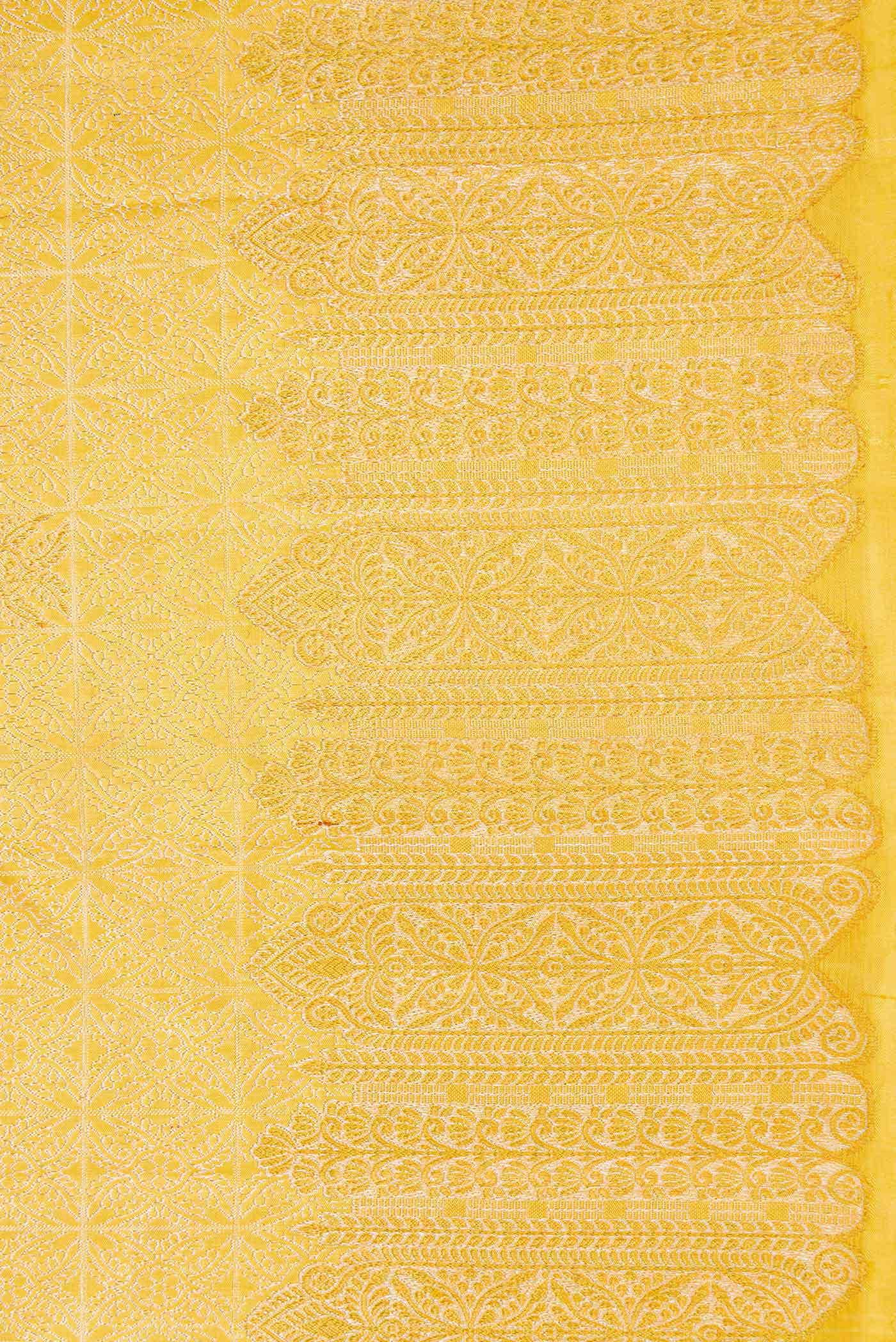 Sandal Kanchipuram Silk Saree