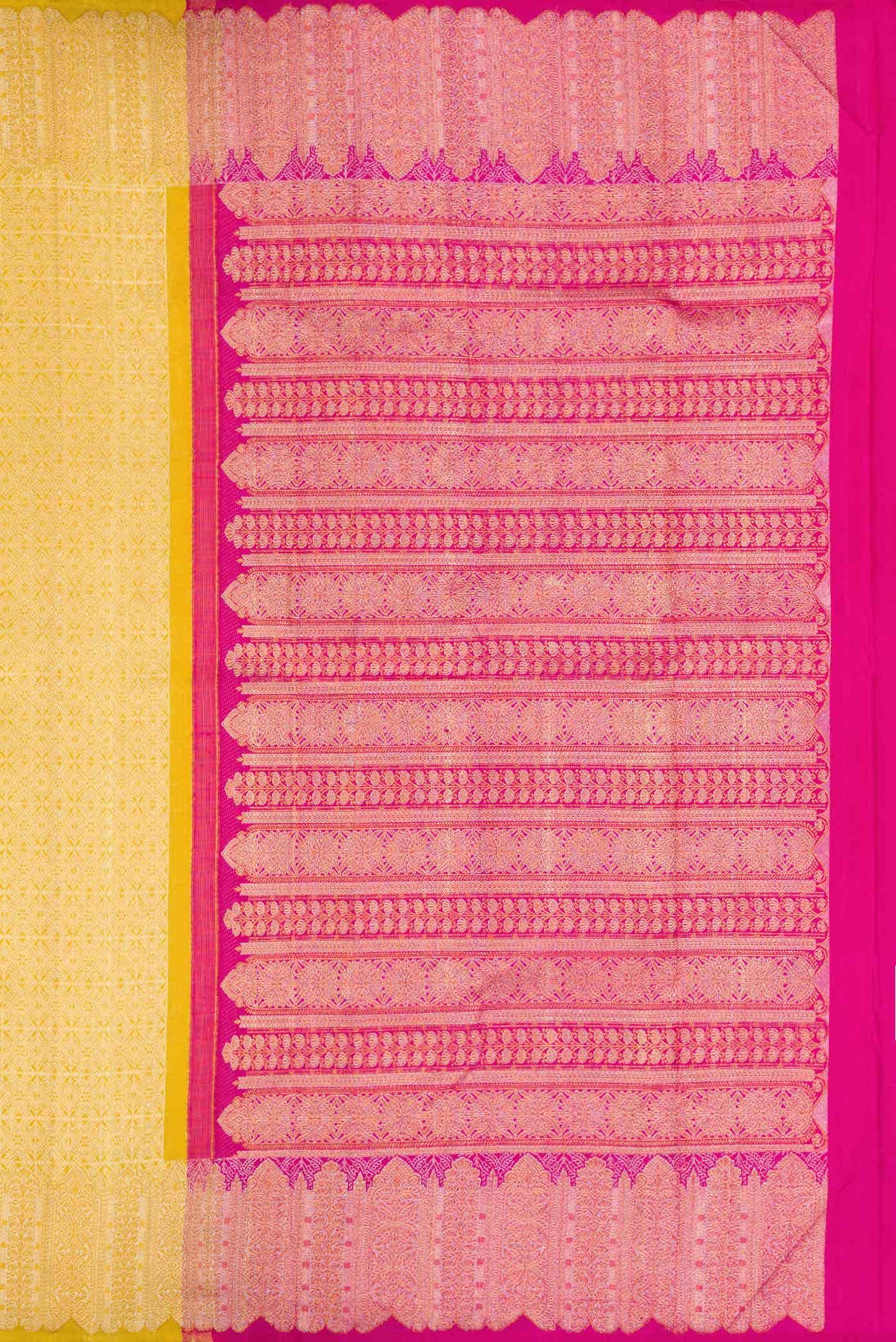 Sandal Kanchipuram Silk Saree