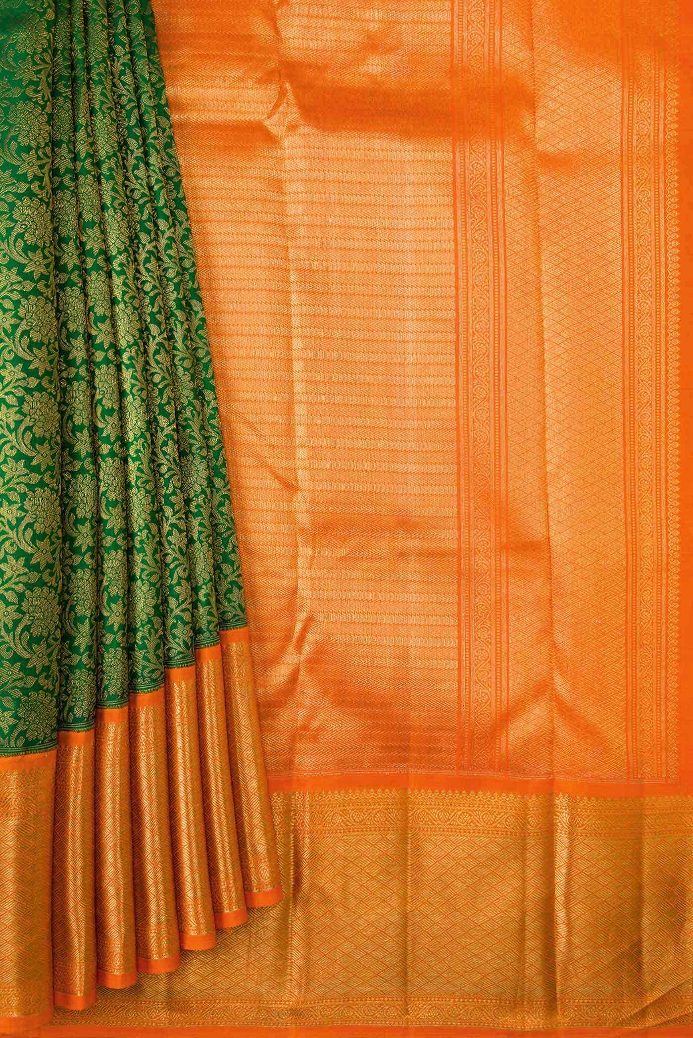 Green Kanchipuram Silk Saree