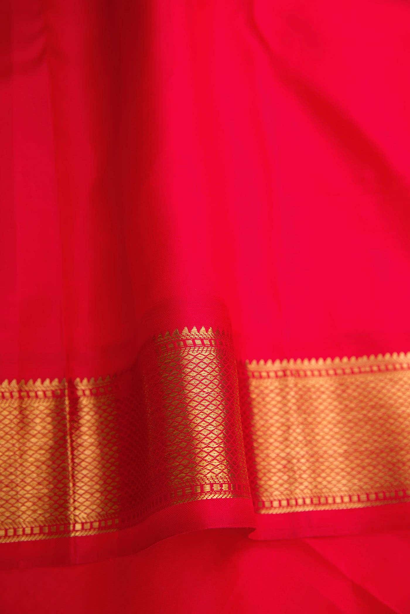 Brown Dual Tone Kanchipuram Silk Saree