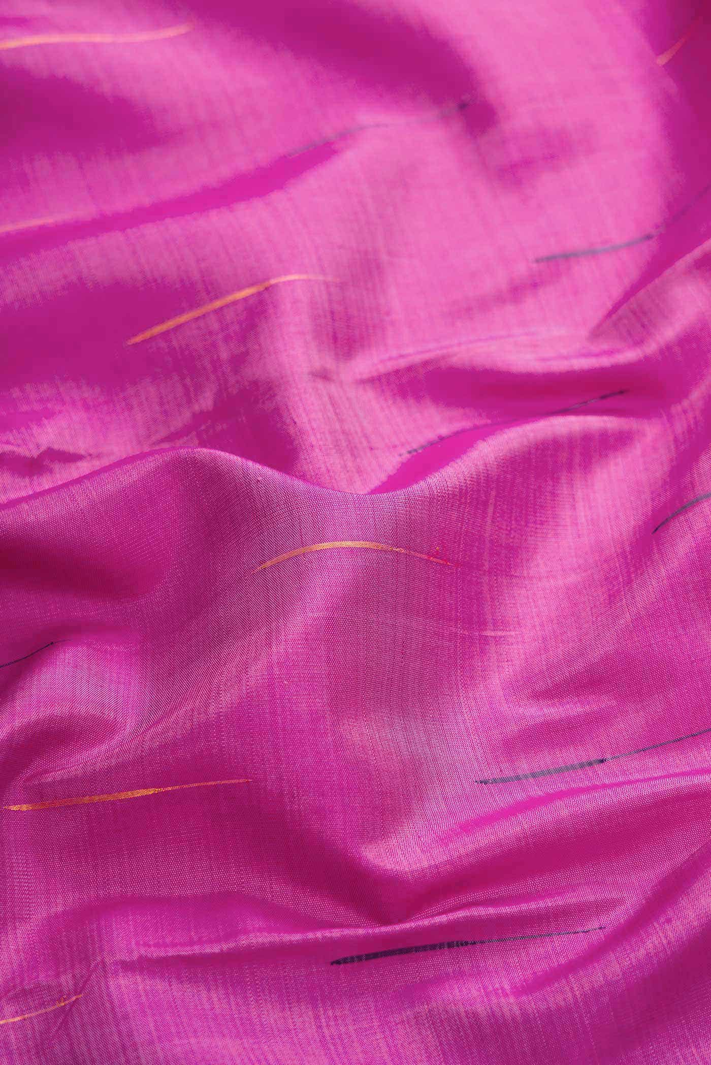 Pink Dual Tone Kanchipuram Silk Saree
