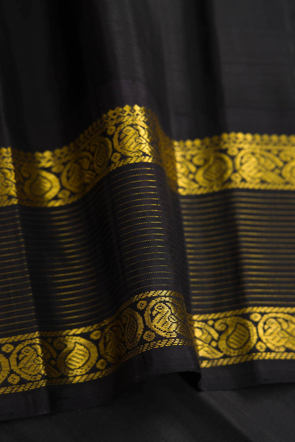 Pure Silk Pure Zari Rani Pink Dual Tone Kanchipuram Saree